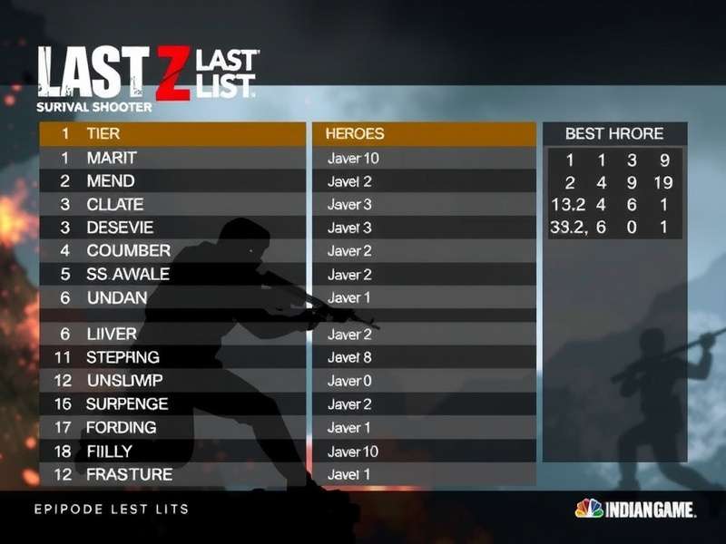 Last Z Survival Shooter Heroes Showcase