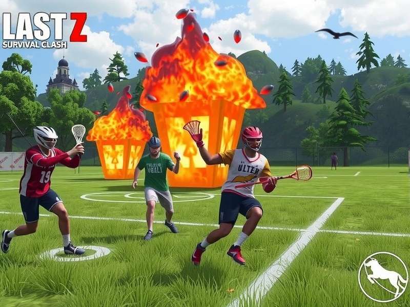 Last Z Survival Shooter Capital Clash Lacrosse gameplay screenshot showing intense arena combat