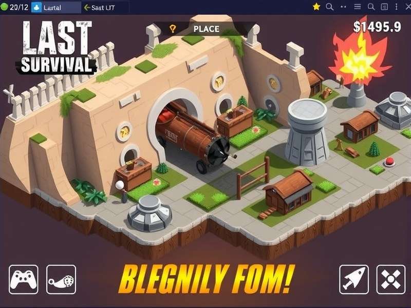 Strategic overview of Last Z Survival Shooter Canyon Clash map showing key locations