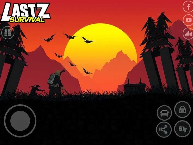 Last Z Survival Shooter intense gameplay showing character fighting zombies