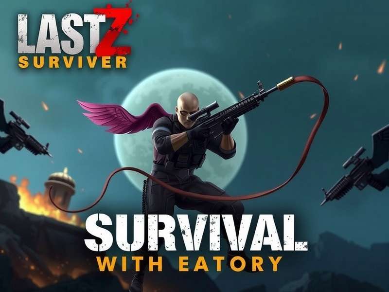 Tactical gameplay screenshot from Last Z Survival Shooter Canyon Clash map showing a player using cover