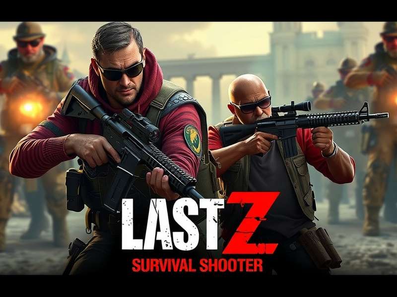 Last Z Survival Shooter advertisement actors posing together on set