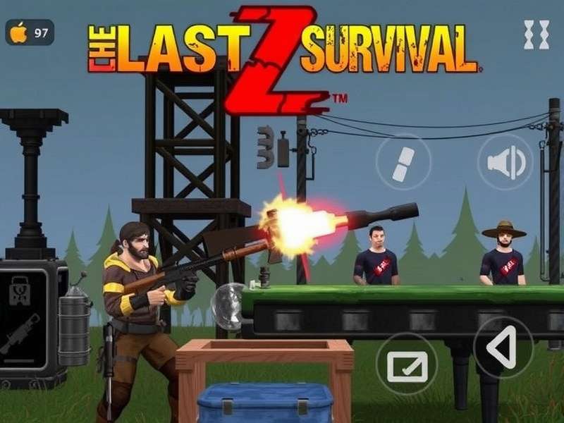 Last Z Survival Shooter iOS Gameplay Screenshot showing intense action