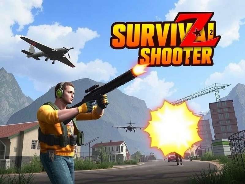 Last Z Survival Shooter intense gameplay screenshot showing zombie horde and player combat