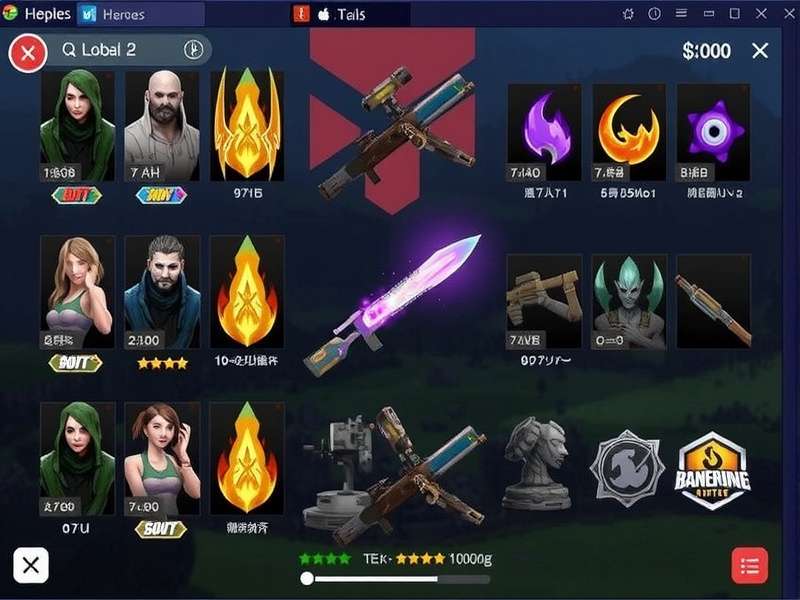 Last Z Survival Shooter Game Icons and Runes Interface