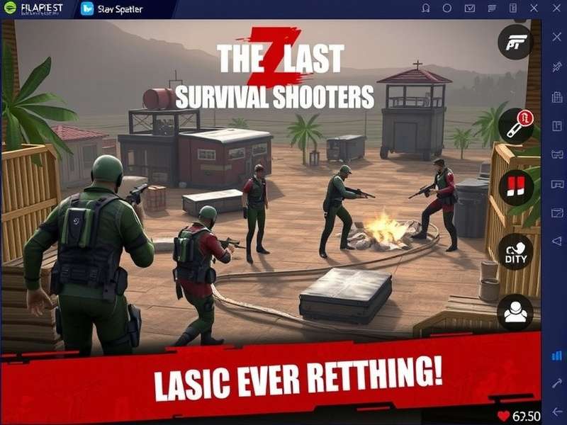 Last Z Survival Shooter Online - Epic zombie survival action game cover with heroes and undead horde