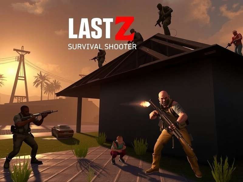 Last Z Survival Shooter gameplay action scene with heroes fighting zombies in Mumbai-inspired backdrop