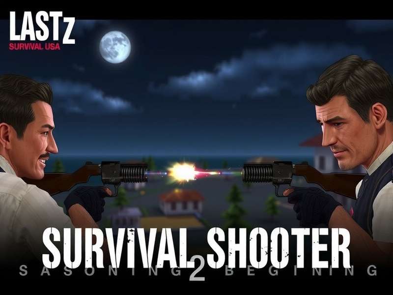 Last Z Survival Shooter Season 2 Beginning banner with zombie hunter in action