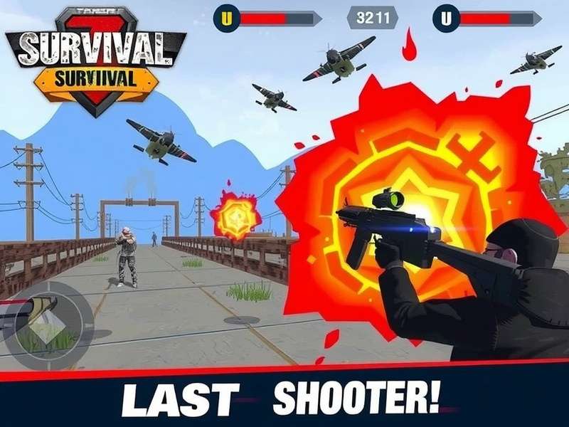 Last Z Survival Shooter gameplay action screenshot with heroes and zombies