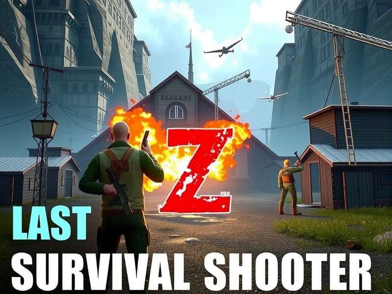 Last Z Survival Shooter PC gameplay screenshot showing hero combat against zombies