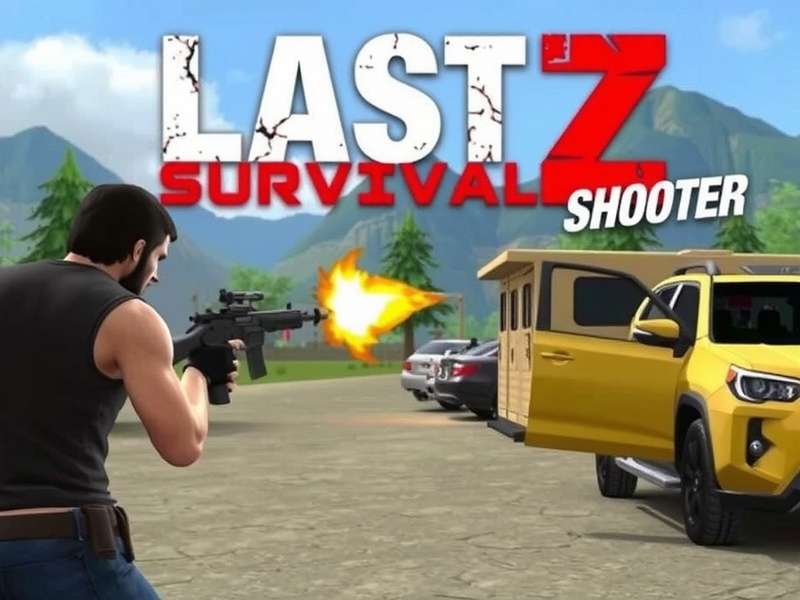 Last Z Survival Shooter gameplay action screenshot showing zombie horde battle